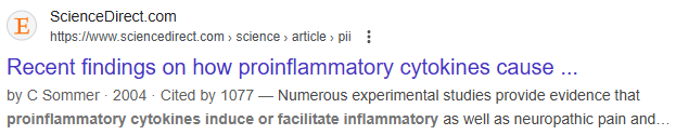 pro-inflammatory cytokines science direct
